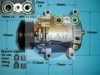 FORD 1X4H195629AB Compressor, air conditioning